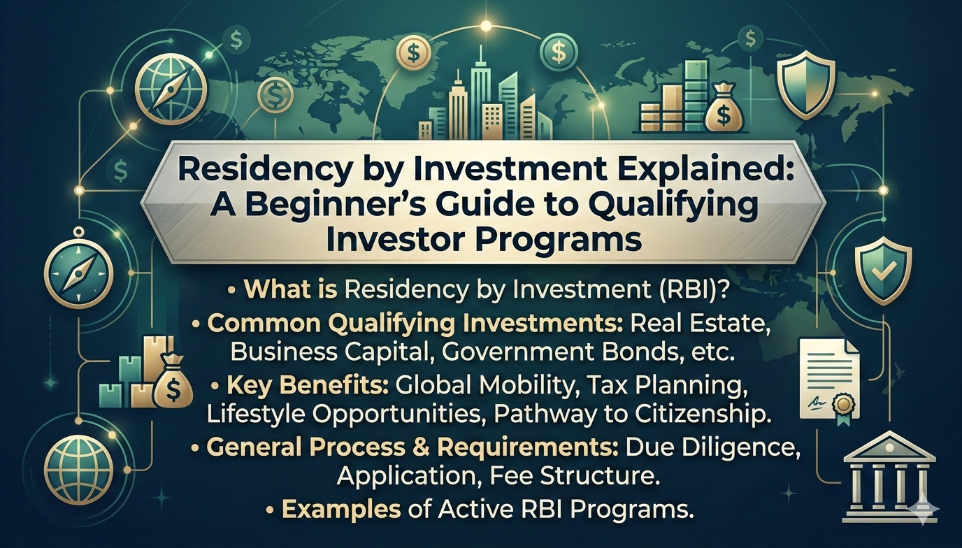 Residency by Investment Explained: A Beginner’s Guide to Qualifying Investor Programs